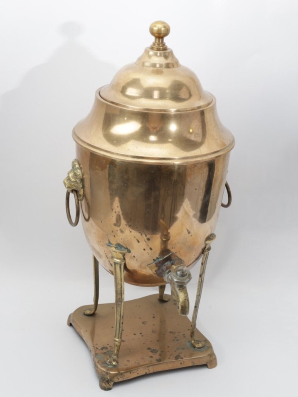 Vintage brass samovar made in Korea